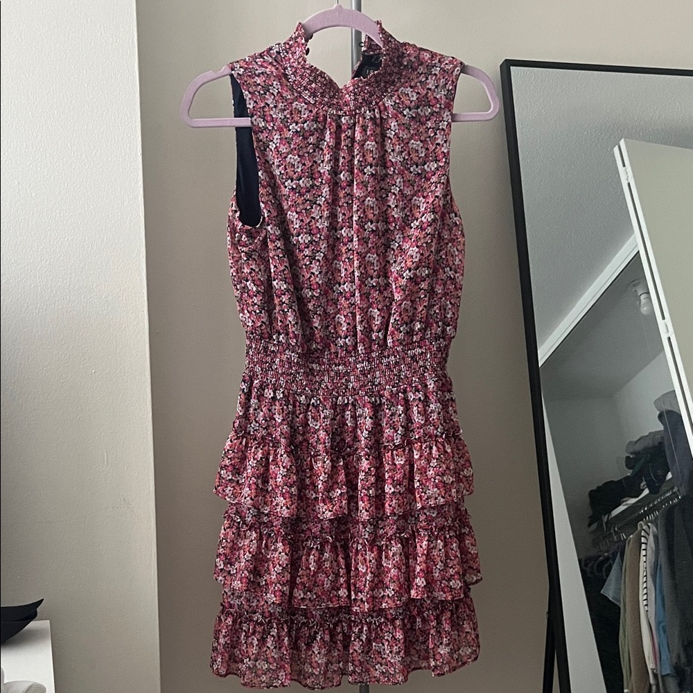 Floral ruffle dress
